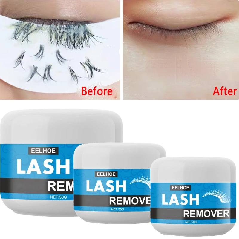 Fast Cleaning Eyelash Remover Cream Zero Stimulation Eyelash Extension