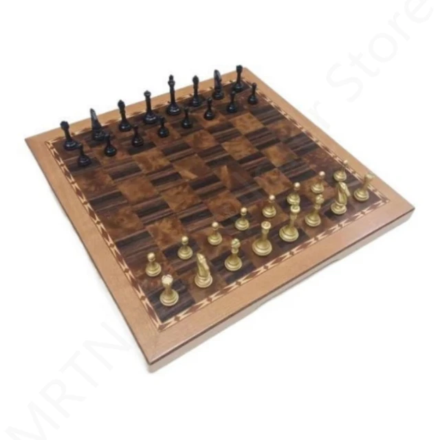 Wooden Metal Metal Pieces Children Adult Set Game Chess Chess Chessboard  Toy High With And Quality Medieval Family 32 Gift - AliExpress