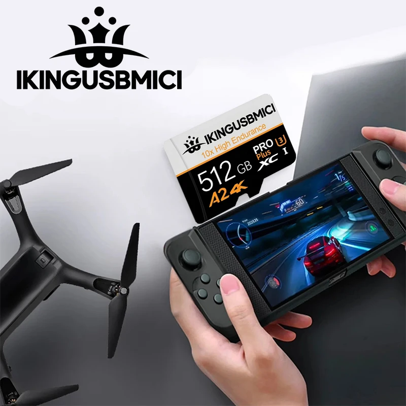 64GB 128GB 512GB TF 카드 SD 카드 마이크로 TF 카드 메모리 카드 UHS-I 고속 방수 4K 고속 스마트폰/PC/Mac용