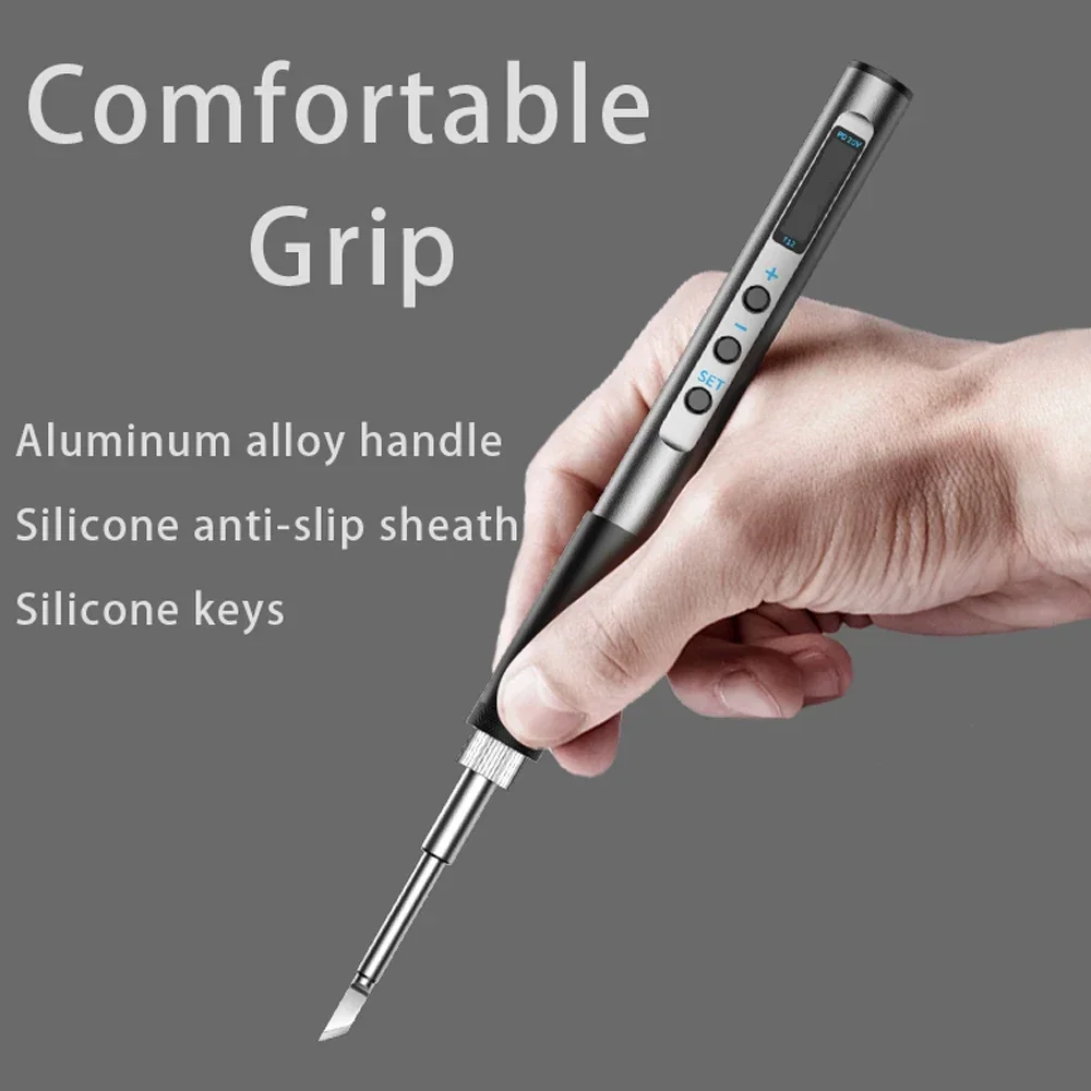 

Portable USB Soldering Iron Electric Heating Tools Rework With Temperature Adjustment Handle Welding Gun BGA Repair Tool
