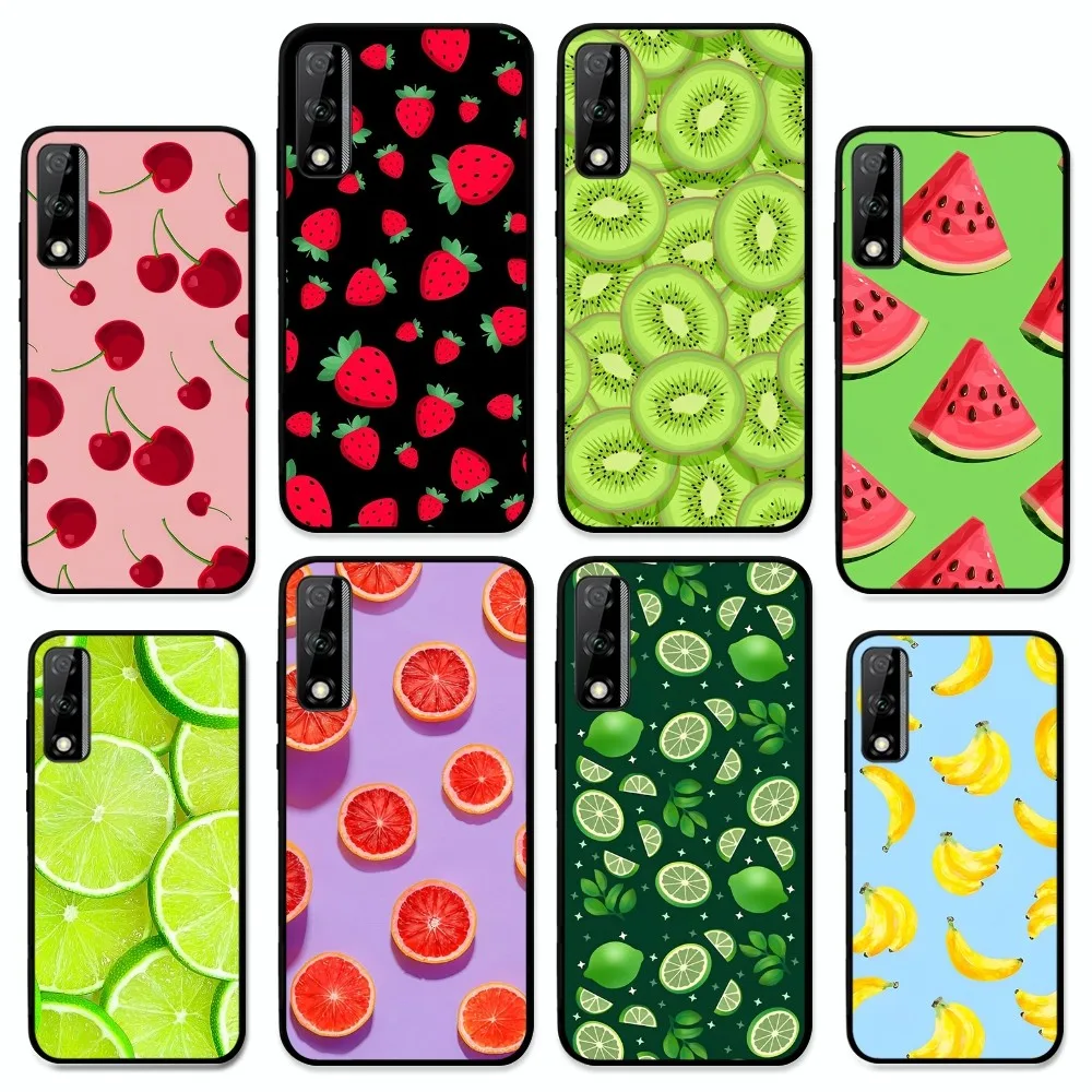 

Cartoon Cute Fruit Phone Case For Huawei Y9 6 7 5 Prime Enjoy 7s 7 8 plus 7a 9e 9plus 8E Lite Psmart Shell
