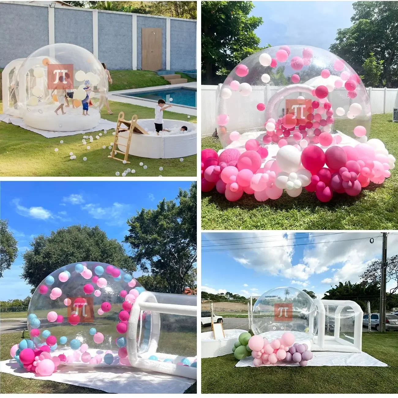 Inflatable bubble house balloon bubble house transparent PVC with accessories
