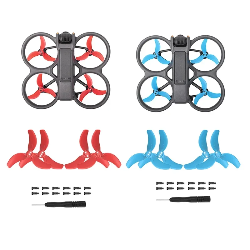 Hélices 3032S 3 pales pour DJI Avata 2 - Lot de 4 + vis