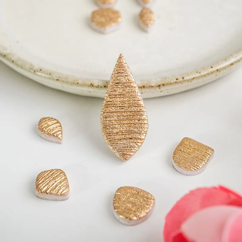 Polymer Clay Tools Soft Pottery Brushed Texture Roller Metal Texture for DIY Earrings Pendant Jewelry