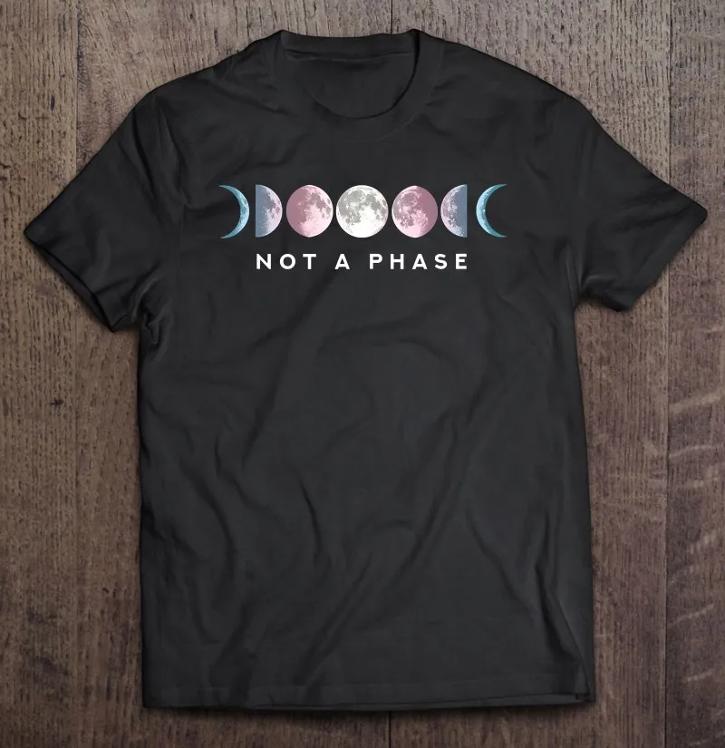 Не фазная Луна ЛГБТ трансгендер майка футболки мужская одежда для женщин мужские