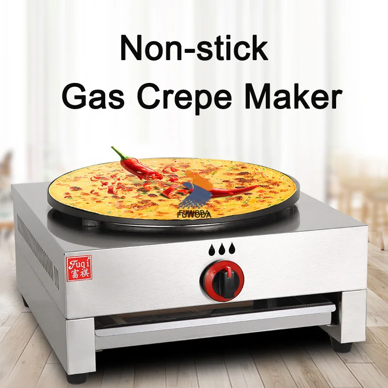 Description Picture 2 of itemCommercial Professional Gas Industrial Crepe Pancake Making Machine Counter Top Crepe Makers