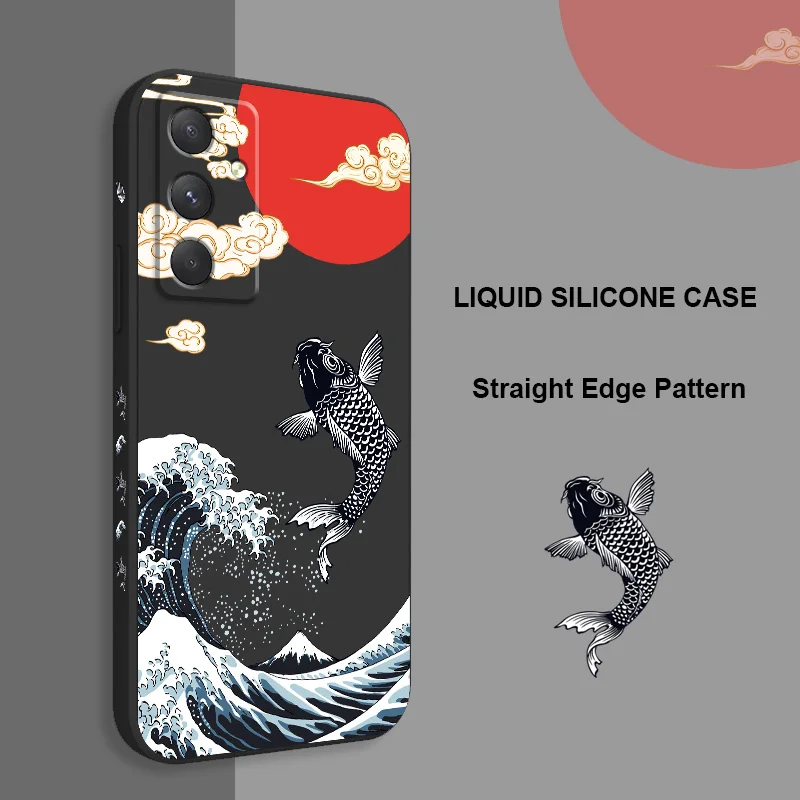 Ocean Carp Design Phone Case - Artistic Protective Cover