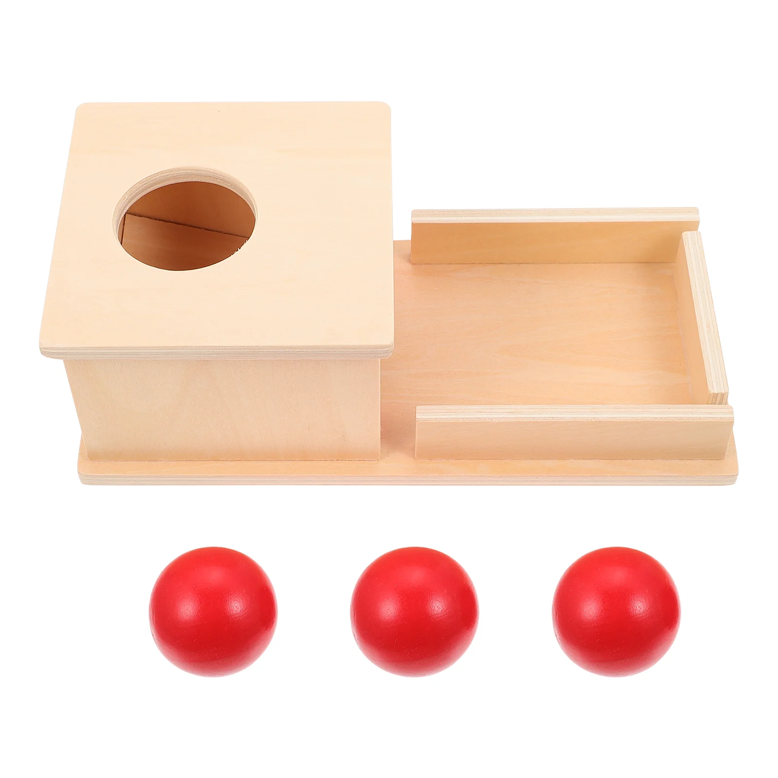 

Box Montessori S Ball Woodeneducational For Drop Baby Months Plaything Babies Kids Old Interactive Parent