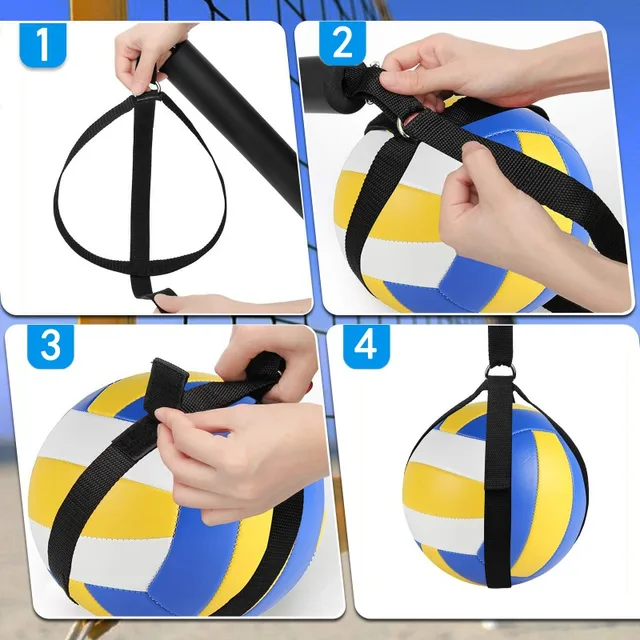 Practice Volleyball Spike Training Accessories Adjustable Trainer Volleyball Assist System Outdoor Volleyball Training Sports 4