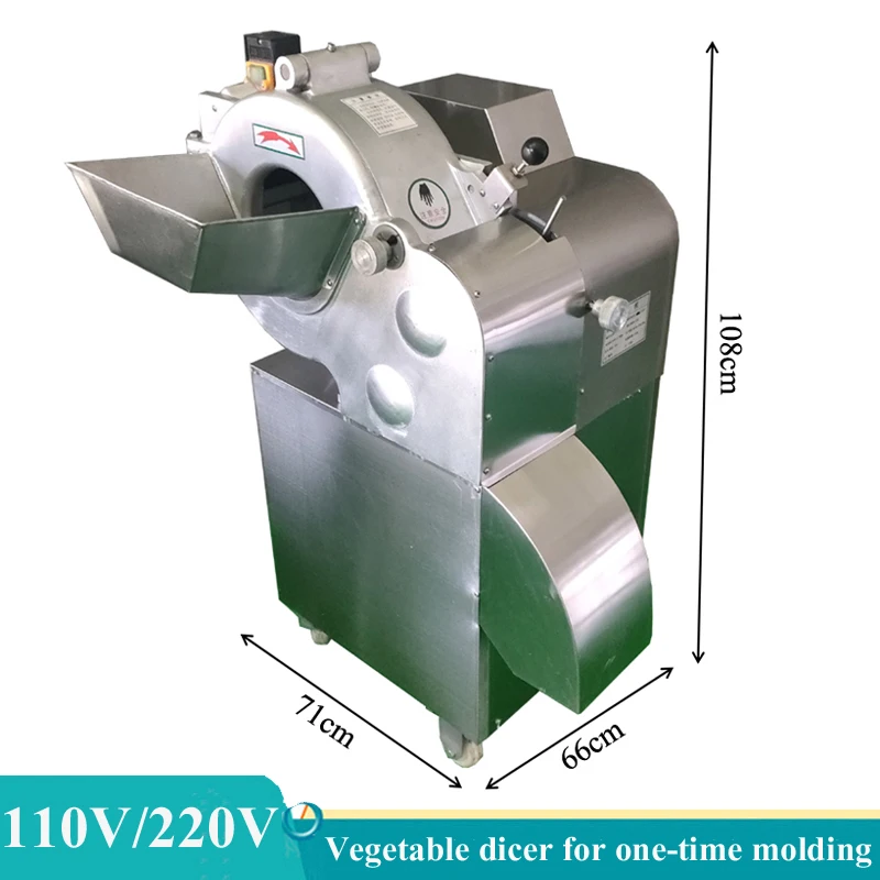 

Commercial Vegetable Cutter Ginger Potato Slicing and Dicing Machine Onion Cube Dicing Cutting Machine