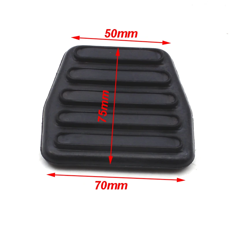 Truck Clutch Brake Rubber Pedal Pad Cover 2PCS For MAN E2000 F2000 F90 M2000 L2000 M90 TGL TGA TGM TGS 1998-Car Pedals Pedal Cover