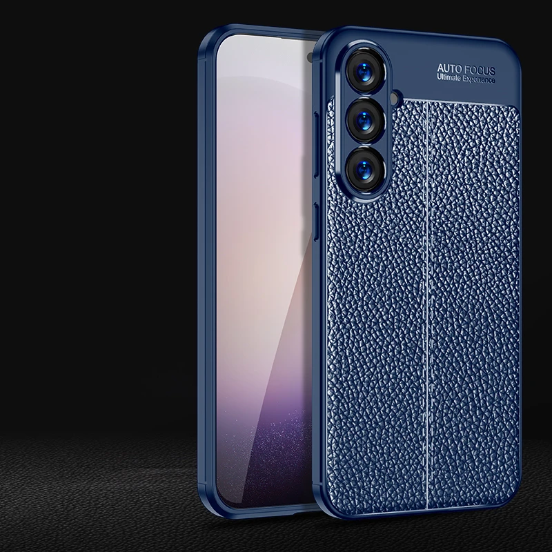 Shockproof Leather TPU Phone Bumper Case