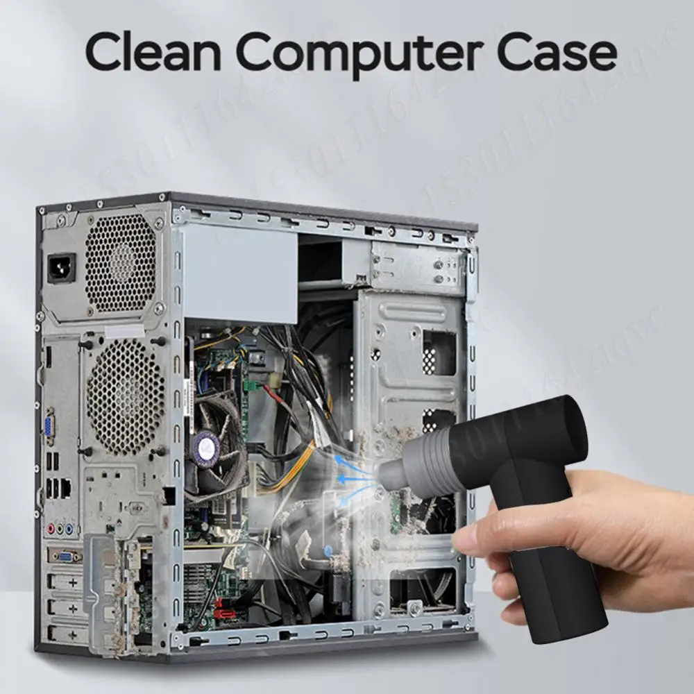 Portable Compressed Air Duster 85000RPM For Keyboard Electric Air Blower For Computer PC Cleaning Vacuum Cleaner Duster Blower