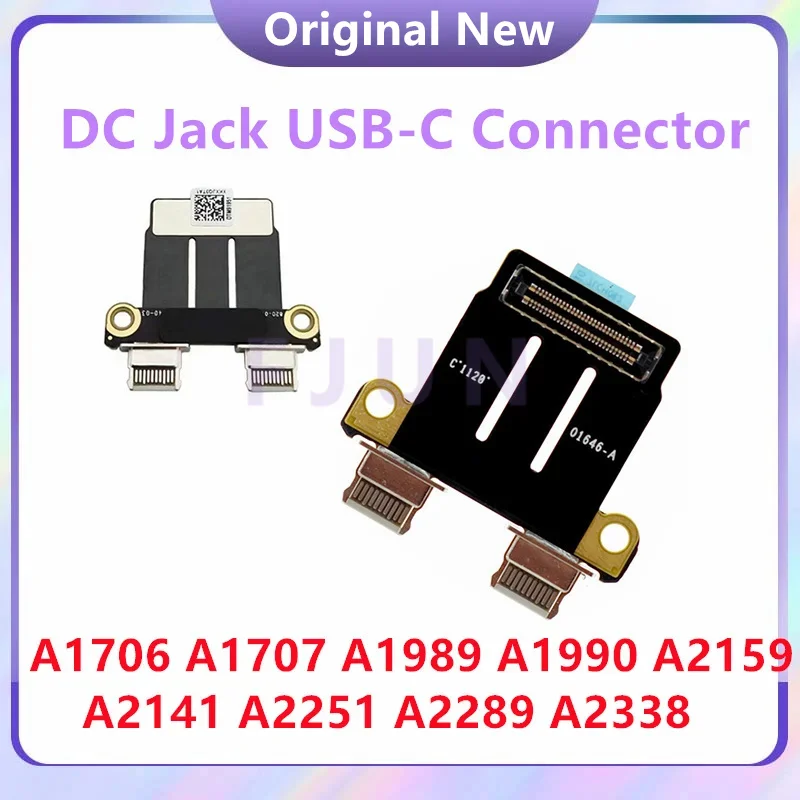 Originale Per Macbook Pro A1989 A1706 A1707 A1990 A2141 A2159 A2251 A2289 A2338 Usb-C Dc Power Jack Board Connector Muslimah