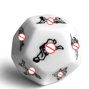 12&6 Sides Exotic Toys  Luminous Sex Dice Toys for Couples Adults Games Romance Love Hunour Flirting Erotic Adult 18 Sexy Shop 2