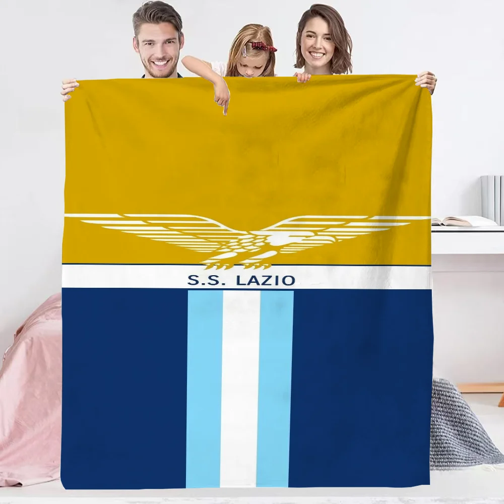 Nap Blanket Bed Lazio Logo Thermal Blankets for Bed Designer Throw Blanket for Sofa Luxury Home and Decoration Blankets & Throws 2