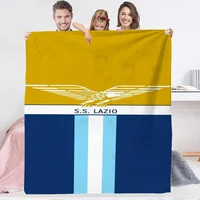 Nap Blanket Bed Lazio Logo Thermal Blankets for Bed Designer Throw Blanket for Sofa Luxury Home and Decoration Blankets & Throws 2