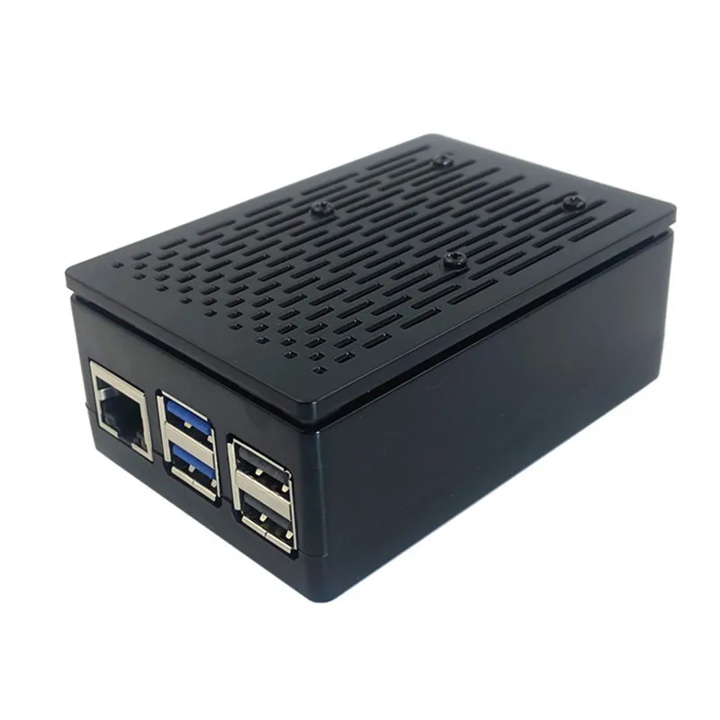 

Корпус для Raspberry Pi 5 поколения, поддержка сенсорного экрана 3,5 дюйма, совместим с официальным корпусом вентилятора радиатора