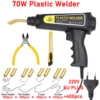 1200/400Pcs Nails Plastic Welding Machine Bumper Soldering Iron Staples Bumper Repair Car Tools Kit HOT Stapler Plastic Welder 1