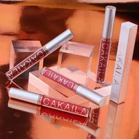 Makeup Women Beauty Red Nonstick Cup Waterproof Lip Gloss Sexy Long Lasting Velvet Matte Lip Gloss Liquid Lipstick Lip