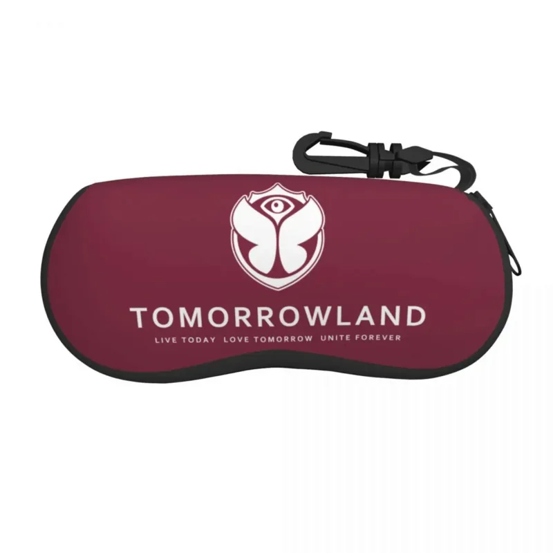 

Tomorrowland Eyeglass Glasses Case Men Women Soft Belgian Electronic Dance Music Festival Sunglasses Protective Bag