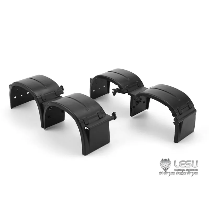 

LESU 1/14 A Set 2Axles Truck Mudguard Tractor Model Abs Parts DIY Tamiyay Car Outdoor Toys TH08068