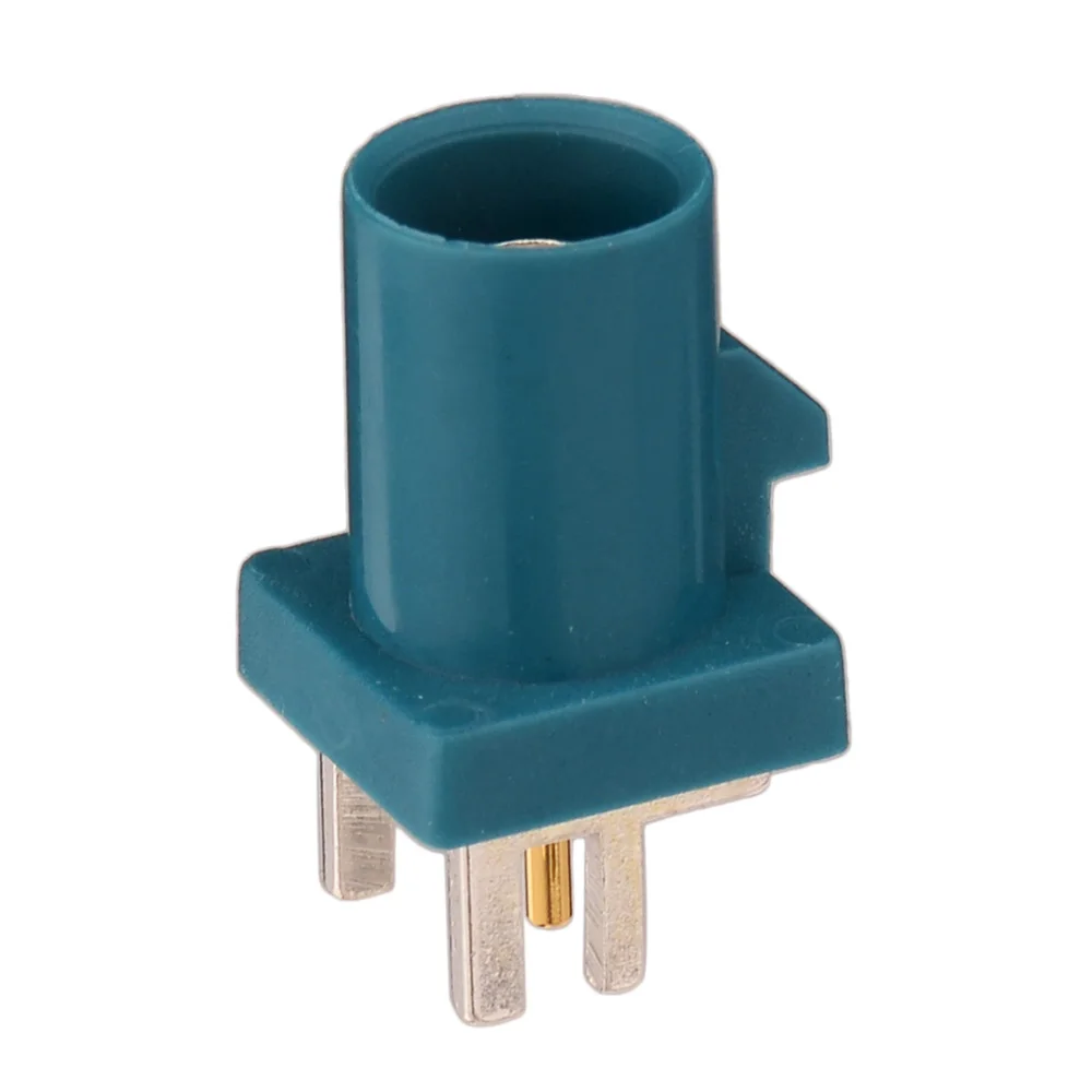 Superbat 2pcs Fakra Z Waterblue 5021 중립 코드 남성 엔드 런치 PCB 마운트 전자 부품용 직선 RF 동축 커넥터
