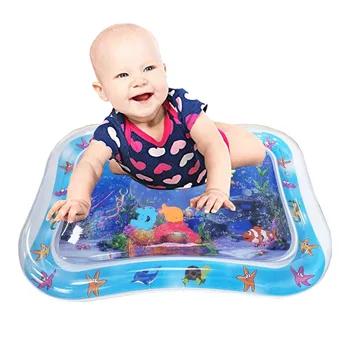 Baby Sensory Water Play Mat Early Education Baby Crawling Mat PVC Summertime Water Play Mat Inflatable Cushion Kids Events Toys