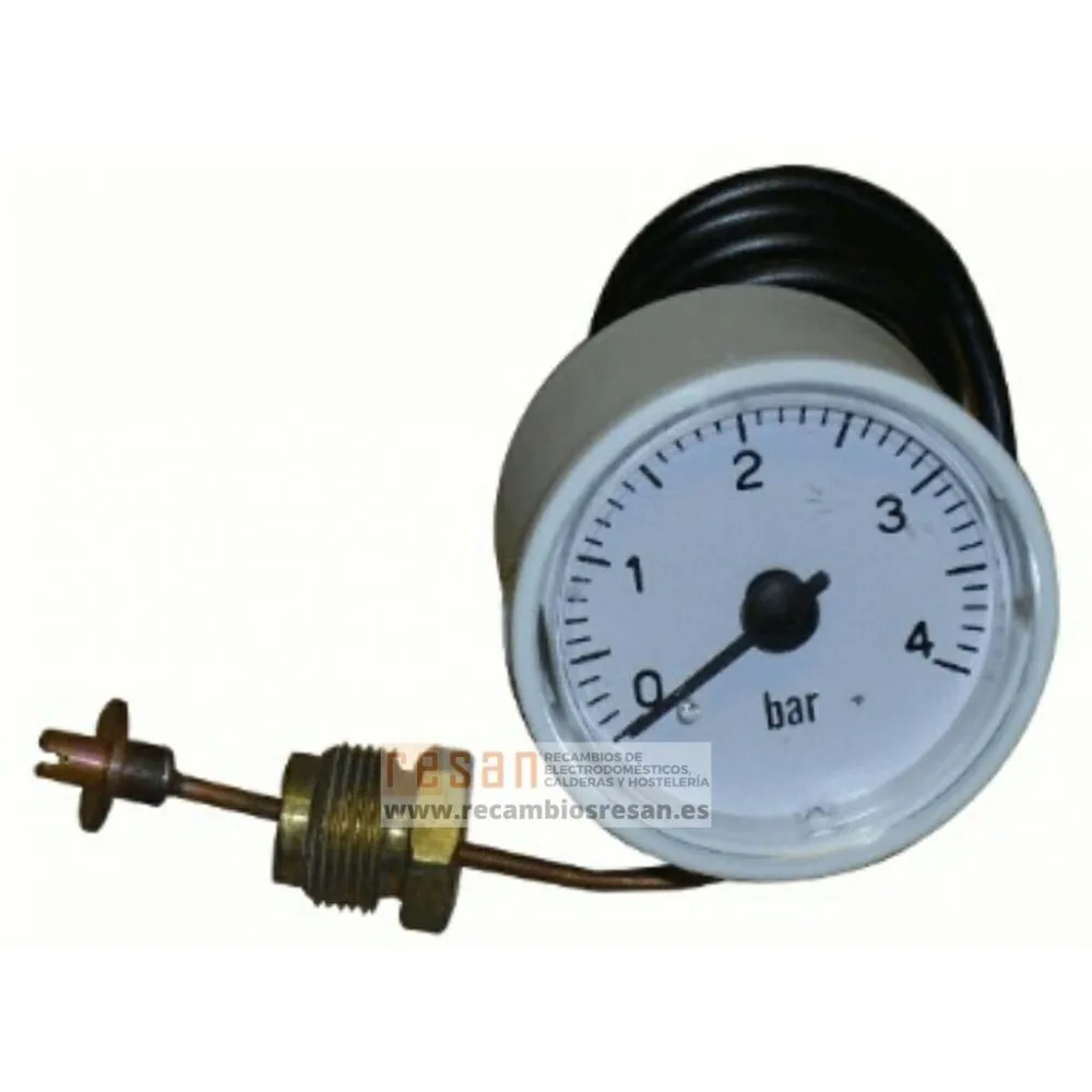 Termometri E Manometro 0-4 Bar D.40 14X1Mm. Ferroli Domendeact Ferroli Fotocula, Pompa, Modulo, Scheda, Scambiatore, Iniettore, Chiave Di Riempimento,