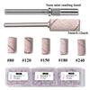 3mm Brown Mini Sanding Bands without Stainless Steel Mandrel Manicure Cuticle Clean Tools Electric Nail Drill Bits Accessories 2