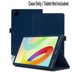Versatile Shockproof Tablet Case with Kickstand - Premium PU Leather Construction (Blue)