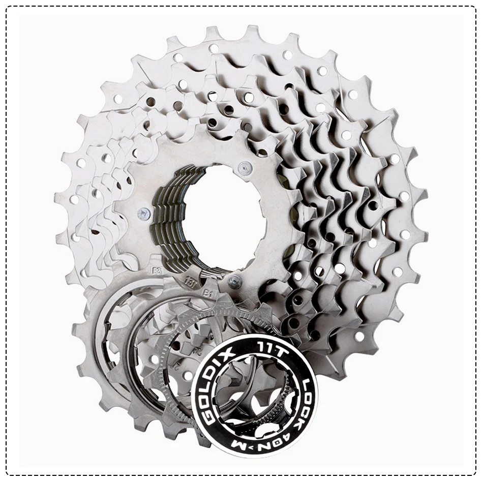 Bicycle Cassette GOLDIX MTB/Road 11-25/28/32/34/36T 8/9/10/11/12 speed sprocket flywheel for Shimano SRAM