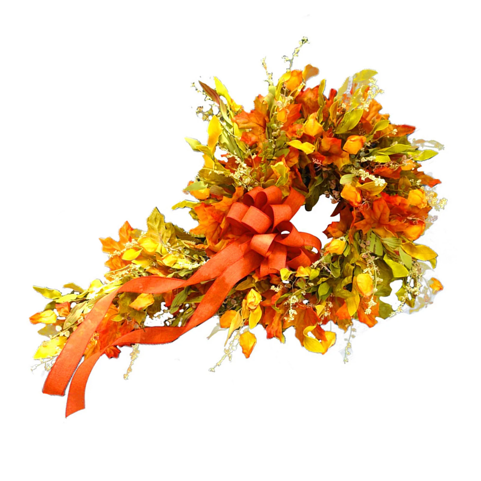 

Thanksgiving Day Door Wreath Artificial Front Door Wreath for Front Door Decoration FOU99