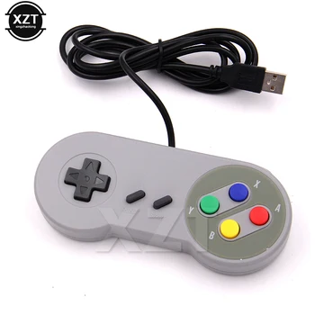 유선 USB 컨트롤러 게임 조이스틱 게임 패드 컨트롤러 닌텐도 SNES 게임 패드 Windows PC 용 라즈베리 파이 4 B, 1 개