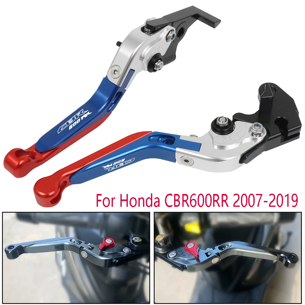 

Регулируемые складные рычаги тормозной муфты для Honda CBR600RR CBR 600RR CBR 600 RR 2007-2019, рычаги тормозной муфты, ручка, рычаг, аксессуары для мотоциклов