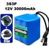 Nwe Portable Super 12V Battery Rechargeable Lithium Ion Battery Pack Capacity DC 12.6v10Ah CCTV Cam Monitor+Charger 20Ah-50Ah 5
