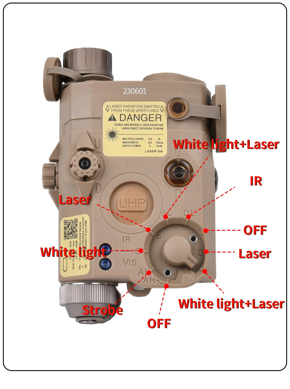 Module laser pour airsoft