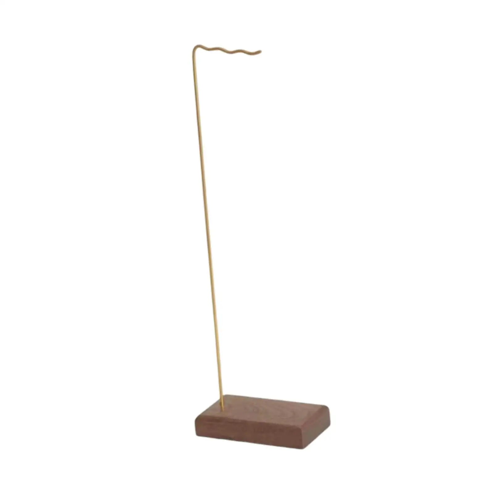Wind Chime Stand Windchime Hanger Wood Wind Chime Rack Decoration Gifts Desk Stand with Base Versatile Heavy Duty Earring Holder 3