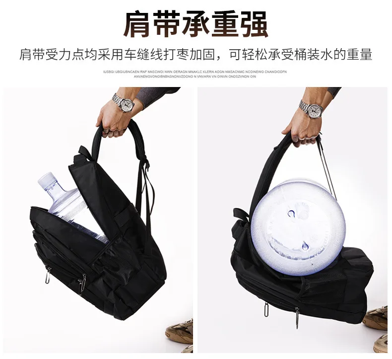 Mode Neue Oxford Tuch Rucksack herren Business Laptop Rucksack Outdoor Reisetasche Mittlere Und Hohe Doppel Schulter Taschen Im Angebot – Detail 10