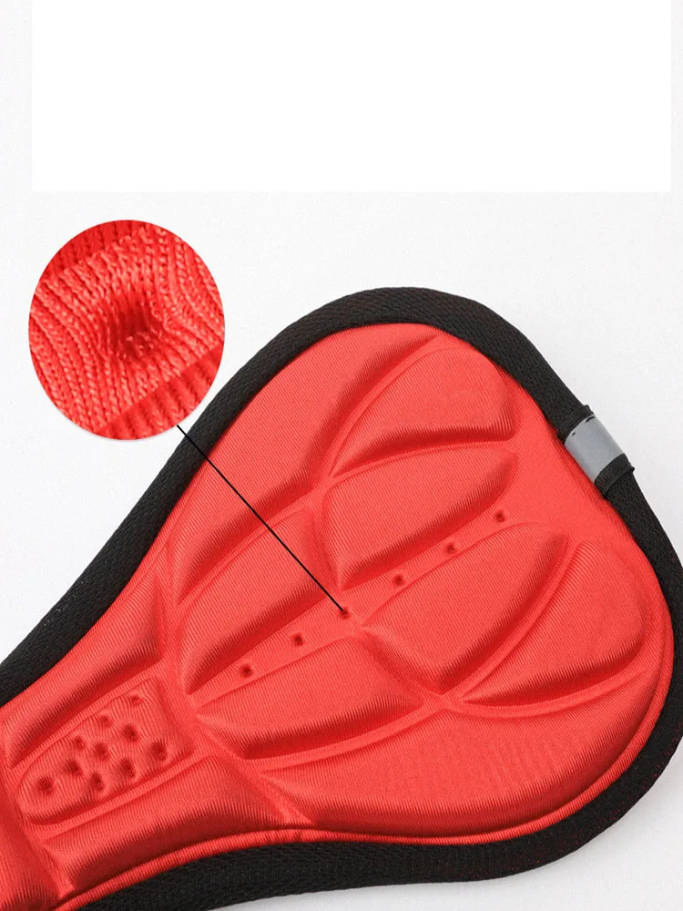 Bicycle Saddle Cover Soft 3D Bicycle Saddle Cover Bicycle MTB Bike Saddle Seat Cover Cushion Sponge Foam Comfortable Saddles Mat Accessory