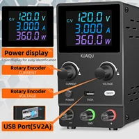 KUAIQU 120V 3A Adjustable DC Lab Power Supply Switching Voltage Regulator Stabilizer Bench Source 30V 10A For Repair Anodizing - Image 3