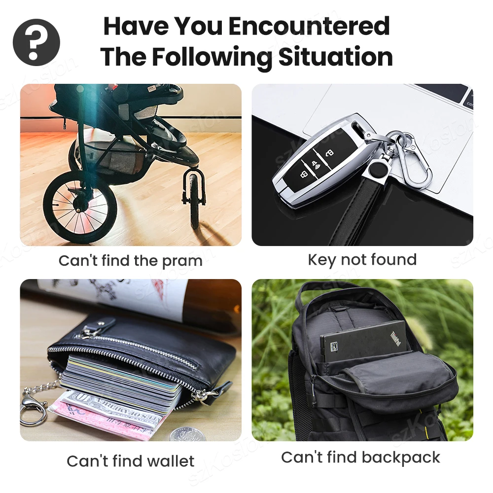 Mini Smart GPS Tracker IOS Find My Positioning Locator Tag Anti-loss Device Key Finder iPhone Car Wallet Bags
