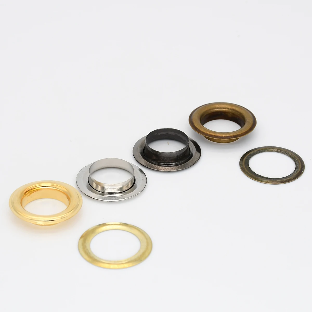 100sets 12mm Brass Eyelets with Washers 1000# Leather Craft Repair Grommets Round Eye Rings for Shoes Bag Clothing Belt Hat eyelet grommet ring,eyelet grommet ring kit,grommet eyelet kit,screw back eyelets,metal eyelet buttons