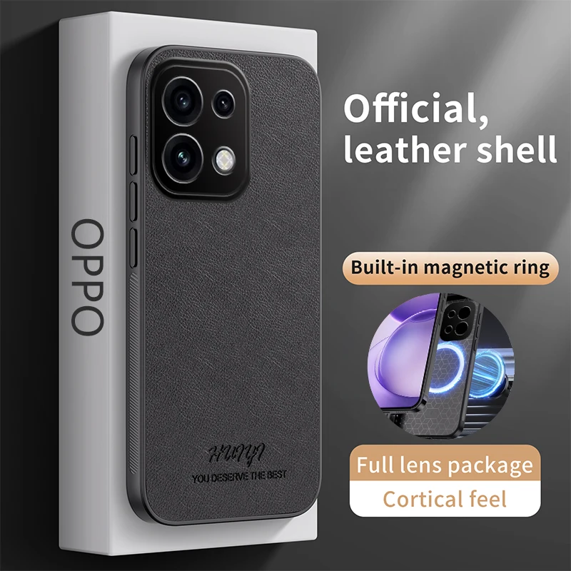 Leather Magnetic Matte Case