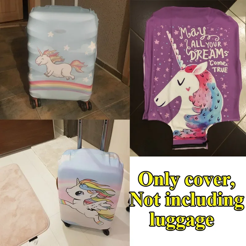 18-32 Inch Dolphin / Turtle / Octopus/ Starfish Pattern Luggage Cover Ocean Animal Suitcase Protective Covers Travel Accessories 6