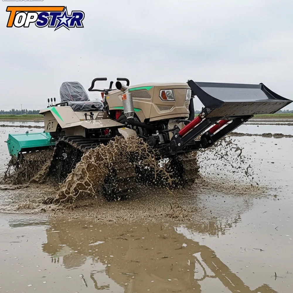 Tracteur agricole personnalisé 35HP 4WD, tracteur approuvé CE/EPA pour applications de récolte de plantation à grande échelle, Mini tracteur à vendre