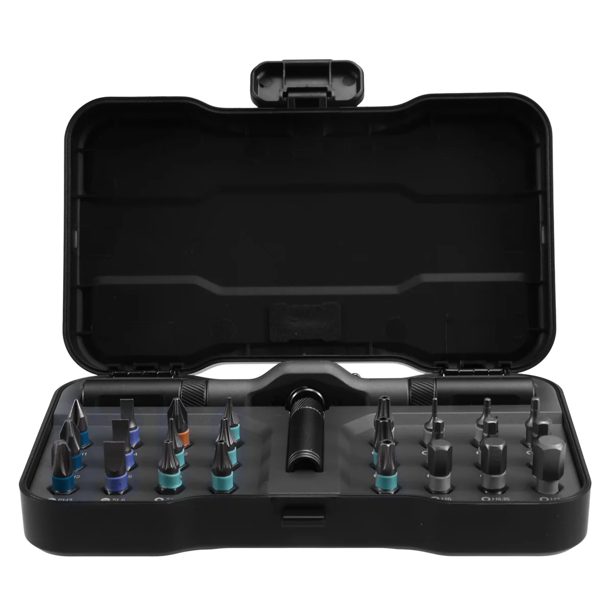 ABAN RS1 24-in-1 마그네틱 래칫 스크루드라이버 세트 정밀 비트 미끄럼 방지 핸들 수리 도구 키트 (전자 제품용)