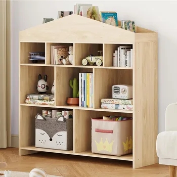 9-Cubby Toy Storage Bookshelf 1