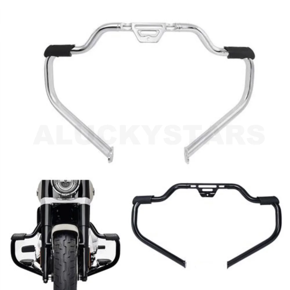 Paraurti Crash Bar Motore Moto Per Harley Softail Deluxe Heritage Fat Boy Breakout Street Bob Low Rider Silm 18-22