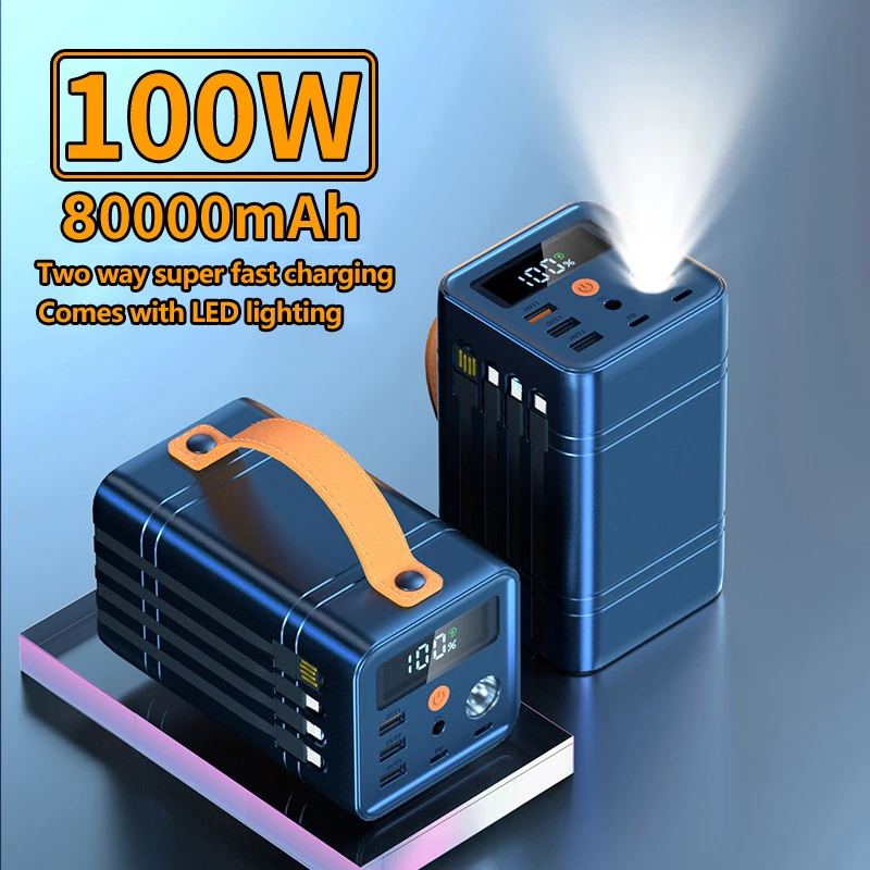 

Внешний аккумулятор для быстрой зарядки, 100000 мАч, PD100W